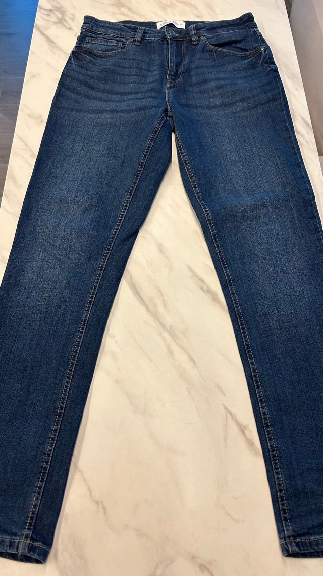 Lote 4 Pantalones Vaqueros Azules y Negros