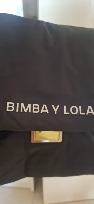 Bolso Bimba y Lola Negro y Dorado