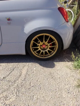 Llantas Mak Doradas 4x98 Abarth 