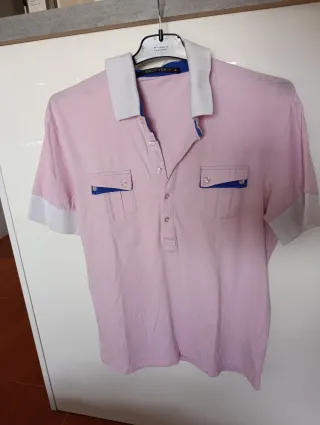 Polo BROTHER.F rosa hombre Talla M