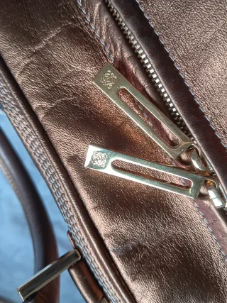 Bolso Loewe Amazona Marrón y Dorado