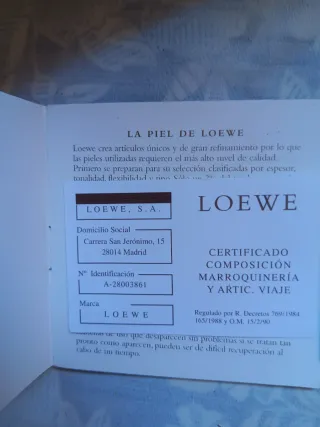 Bolso Loewe Amazona Marrón y Dorado