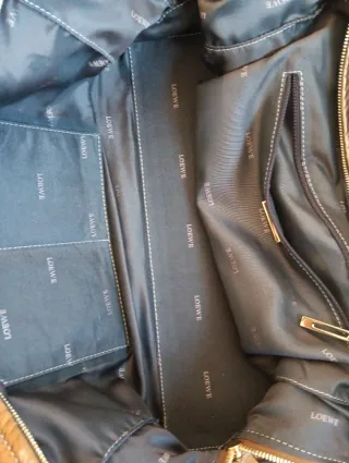 Bolso Loewe Amazona Marrón y Dorado