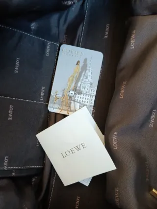 Bolso Loewe Amazona Marrón y Dorado