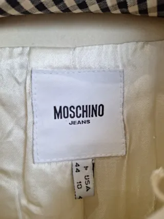 Abrigo trench Moschino beige