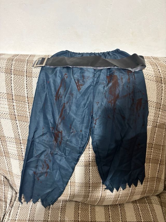 Costume da poliziotto zombie per bambino taglia 5-6