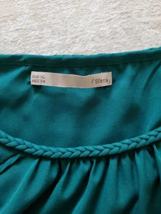 Blusa verde azulado