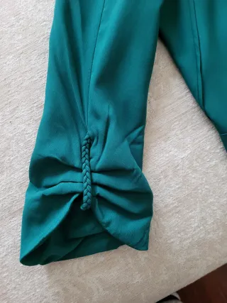 Blusa verde azulado