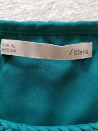 Blusa verde azulado
