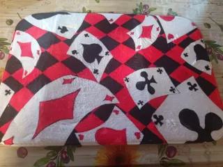 Tappeto tema casinò carte da gioco