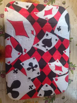 Tappeto tema casinò carte da gioco