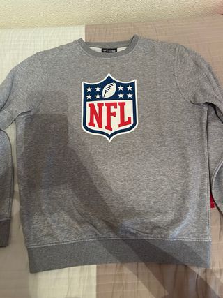Sudadera NFL Gris y Roja