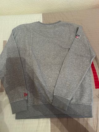 Sudadera NFL Gris y Roja
