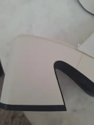 Sandalias Zara Marfil Plataforma Talla 39