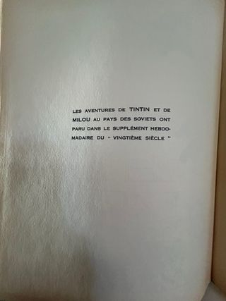 Tintin Au Pays Des Soviets 1981