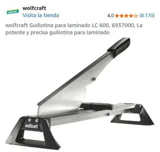 Guillotina para laminado Wolfcraft LC 600