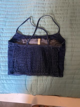 Top vaquero crop Stradivarius