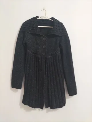 Chaqueta de lana tejida