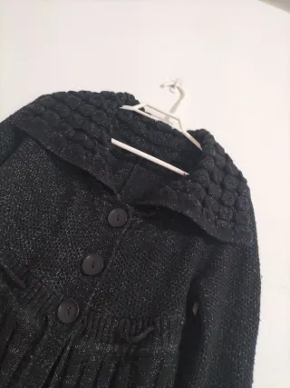 Chaqueta de lana tejida
