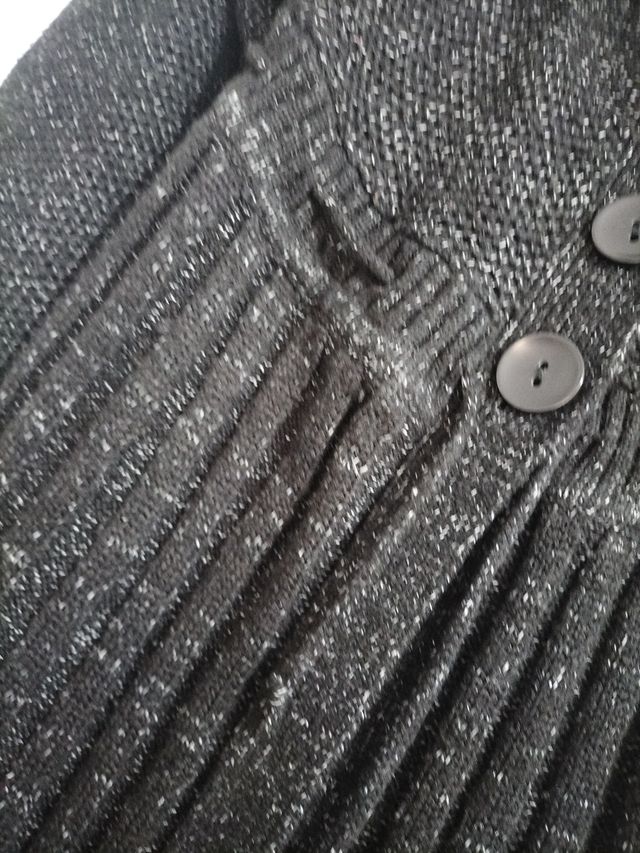 Chaqueta de lana tejida