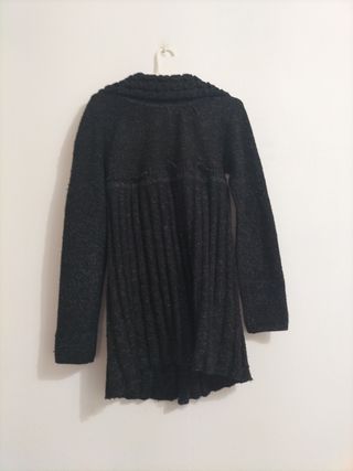 Chaqueta de lana tejida