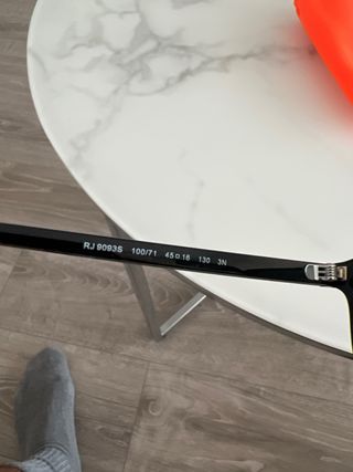 Gafas de sol Ray-Ban infantiles negras