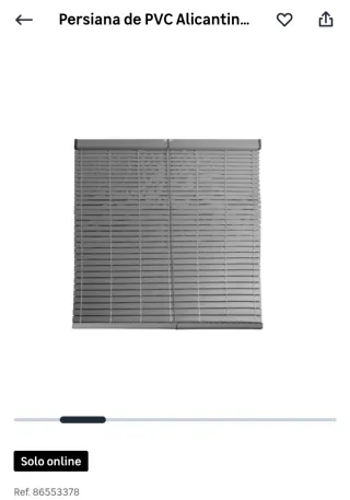 Persiana PVC Alicantina Enrollable