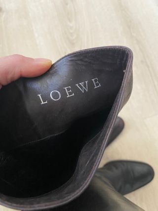 Botas Loewe vintage cuero marrón T.36