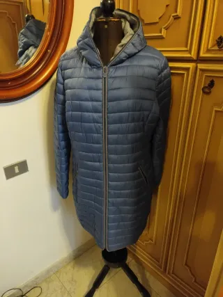 Piumino donna blu