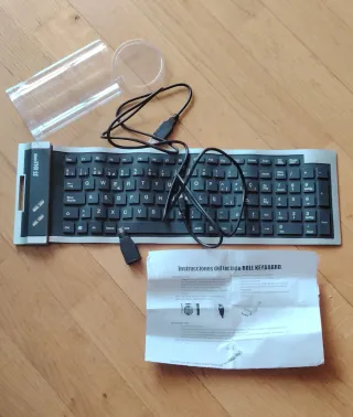 Teclado Numérico Flexible Negro