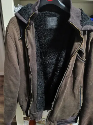 Chaqueta marrón forrada XXL
