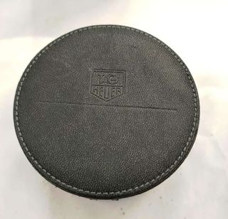 Estuche Reloj TAG Heuer Piel Original Negro