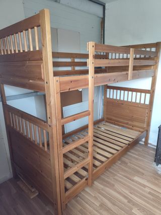 Litera Ikea Lade Madera