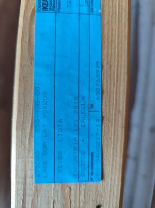 Litera Ikea Lade Madera