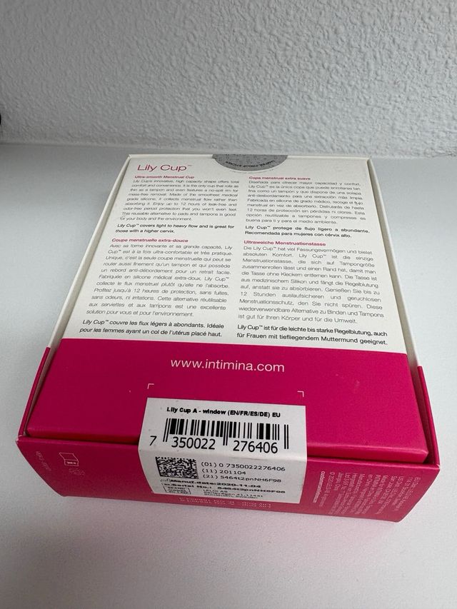 Copa Menstrual Lily Cup Talla A Rosa