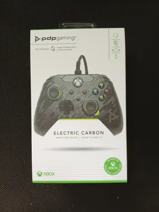 Mando Xbox PDP Electric Carbon Nuevo