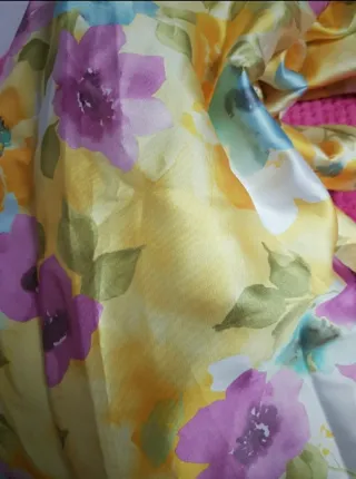 Vestido largo floral talla 38