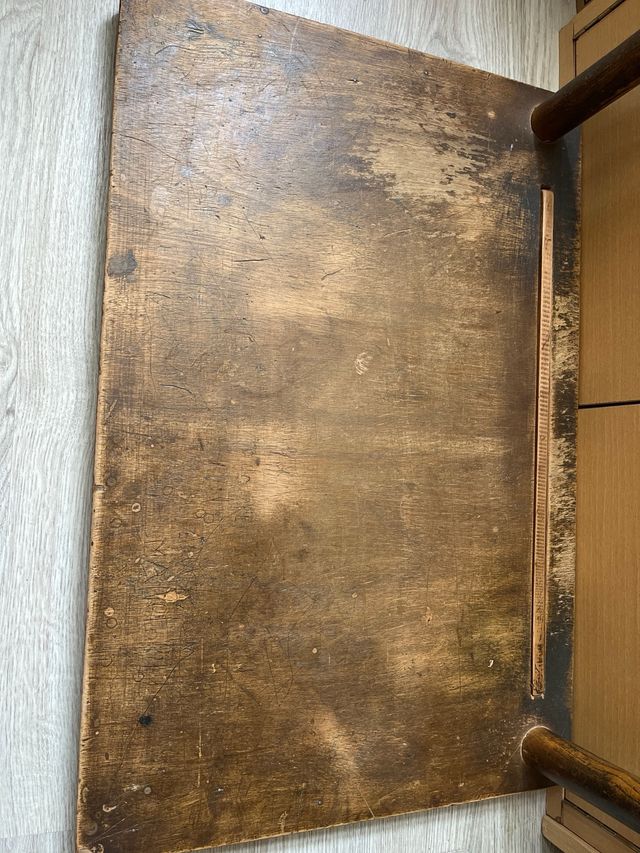 Mesa de trabajo vintage de madera