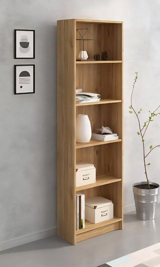 Estantería madera 5 baldas
