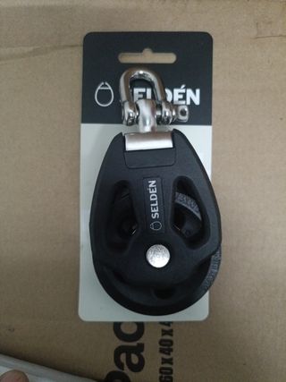Polea Selden giratoria 60mm Max línea 14mm
