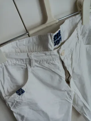 Pantalón pirata Desigual T.38 blanco