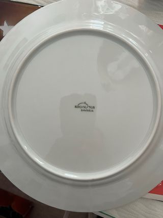 Vajilla alemana porcelana flores