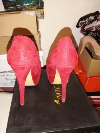 Zapatos MILAYA GRANATE,Talla 37