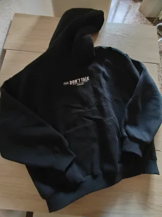 Sudadera Negra Don't Talk