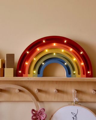 Lampada Arcobaleno Legno Led Two N