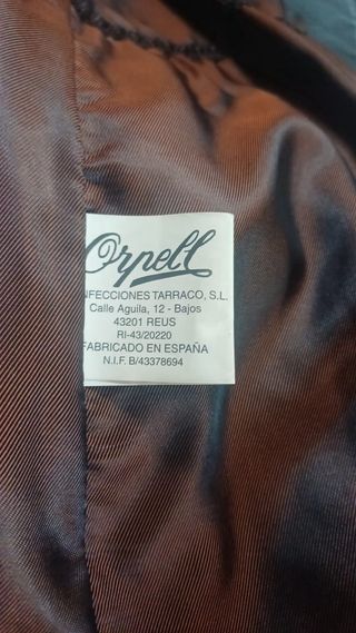 Abrigo piel oveja marrón