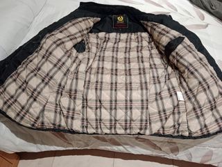Cazadora Belstaff Encerada Negra Moto