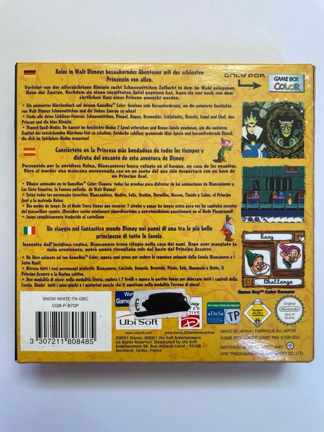 Biancaneve e i Sette Nani - Game Boy Color