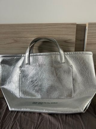 Bolso Bimba y Lola Plata y Marrón