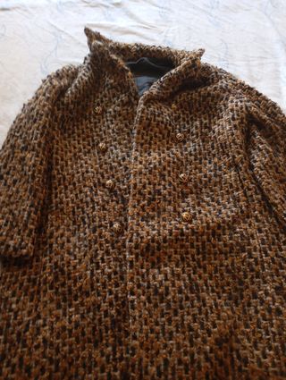 Abrigo mujer tweed